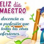 FELIZ DÍA DEL MAESTRO