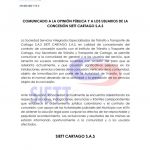 Comunicado de prensa – SIETT Cartago – Alcaldia Municipal