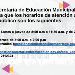 Horario y canales de Atención