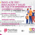 PAGO 4 DE 2021 – FAMILIAS EN ACCION CARTAGO