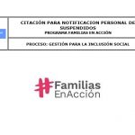 CONSTANCIA DE CITACIÓN PARA NOTIFICACIÓN PERSONAL DE SUSPENDIDOS PAGO 1 DE 2022