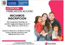 INICIA PROCESO DE INSCRIPCIONES FAMILIAS EN ACCION FASE 4- ETAPA II
