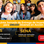 QUINTA JORNADA DE PAGOS DE JOVENES EN ACCION DE 2022