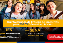 QUINTA JORNADA DE PAGOS DE JOVENES EN ACCION DE 2022